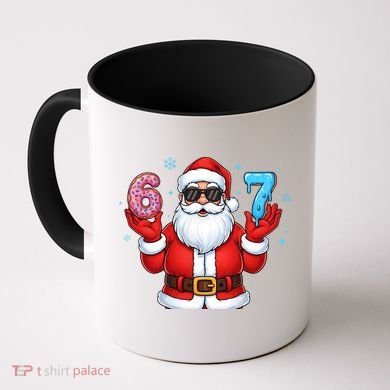 6-7 Meme Cool Santa Claus 67 Coffee Mug