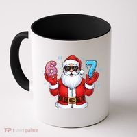 6-7 Meme Cool Santa Claus 67 Coffee Mug thumb 0