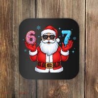 6-7 Meme Cool Santa Claus 67 Coaster thumb 0