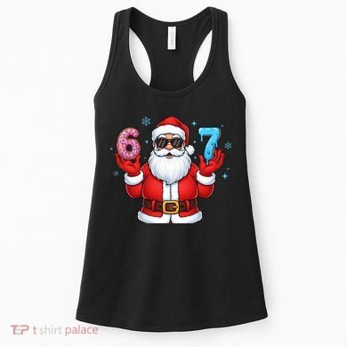 6-7 Meme Cool Santa Claus 67 Women's Tank Top