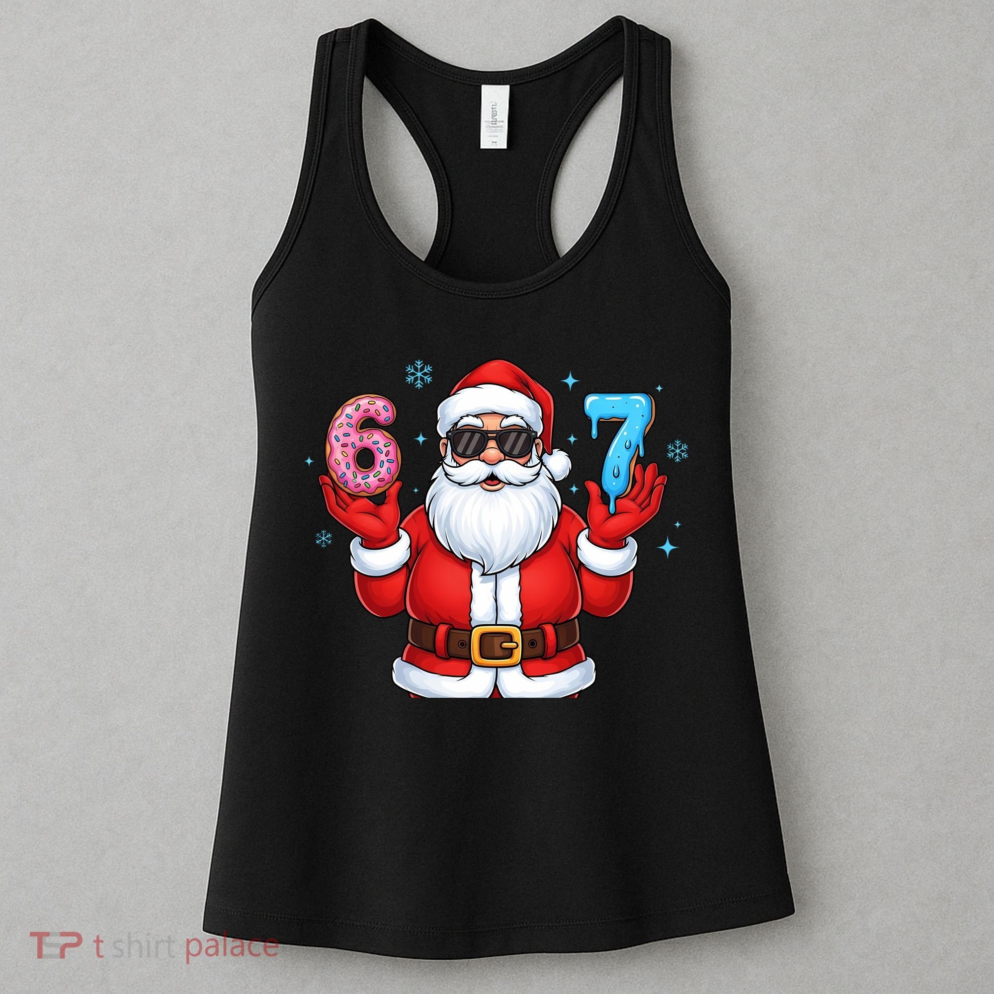 6-7 Meme Cool Santa Claus 67 Women's Tank Top