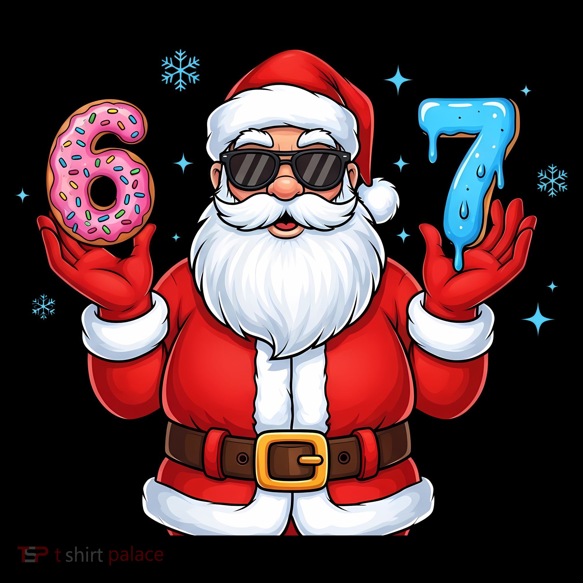6-7 Meme Cool Santa Claus 67 Women's Tank Top