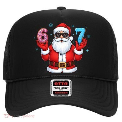 6-7 Meme Cool Santa Claus 67 Hat