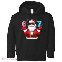 6-7 Meme Cool Santa Claus 67 Toddler Hoodie thumb 0