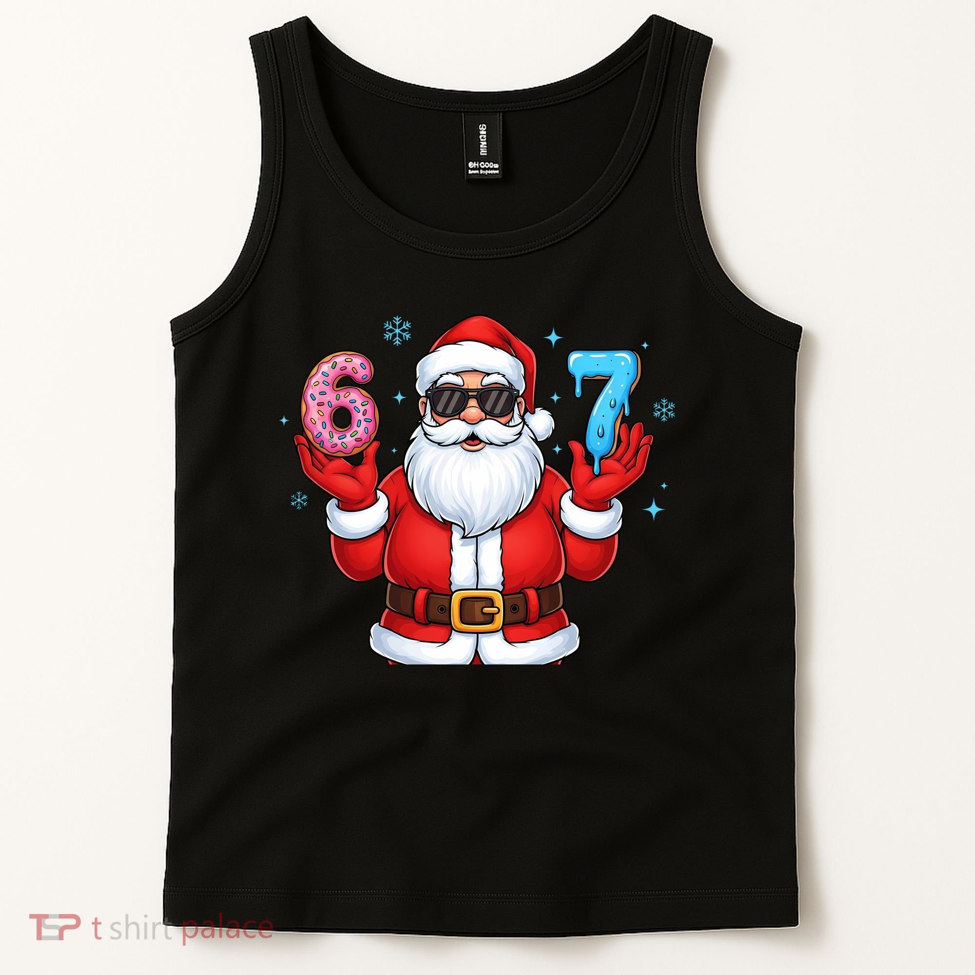 6-7 Meme Cool Santa Claus 67 Tank Top