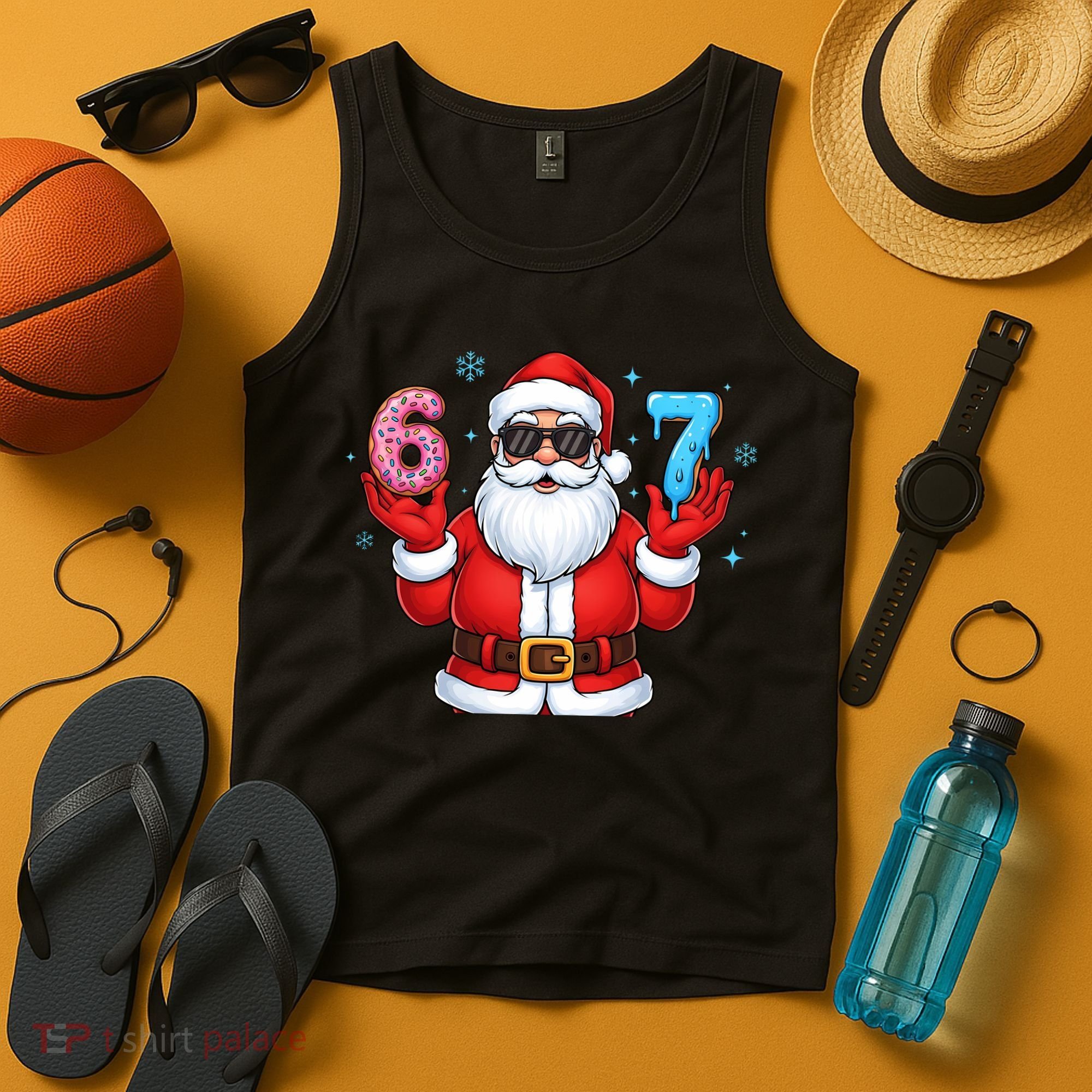 6-7 Meme Cool Santa Claus 67 Tank Top