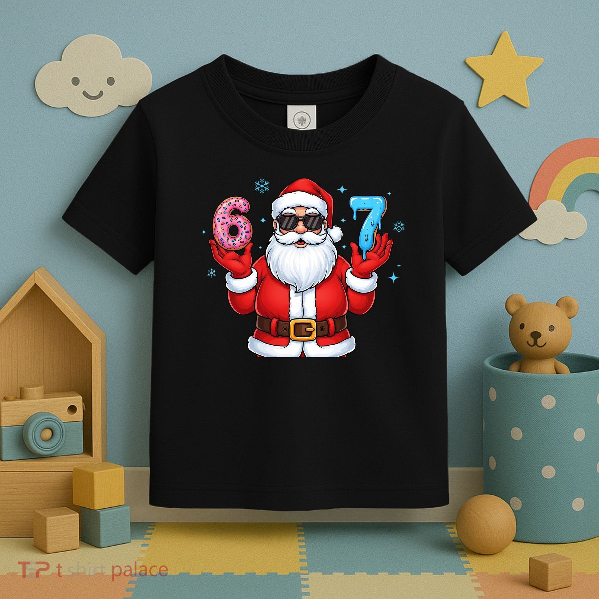 6-7 Meme Cool Santa Claus 67 Toddler T-Shirt
