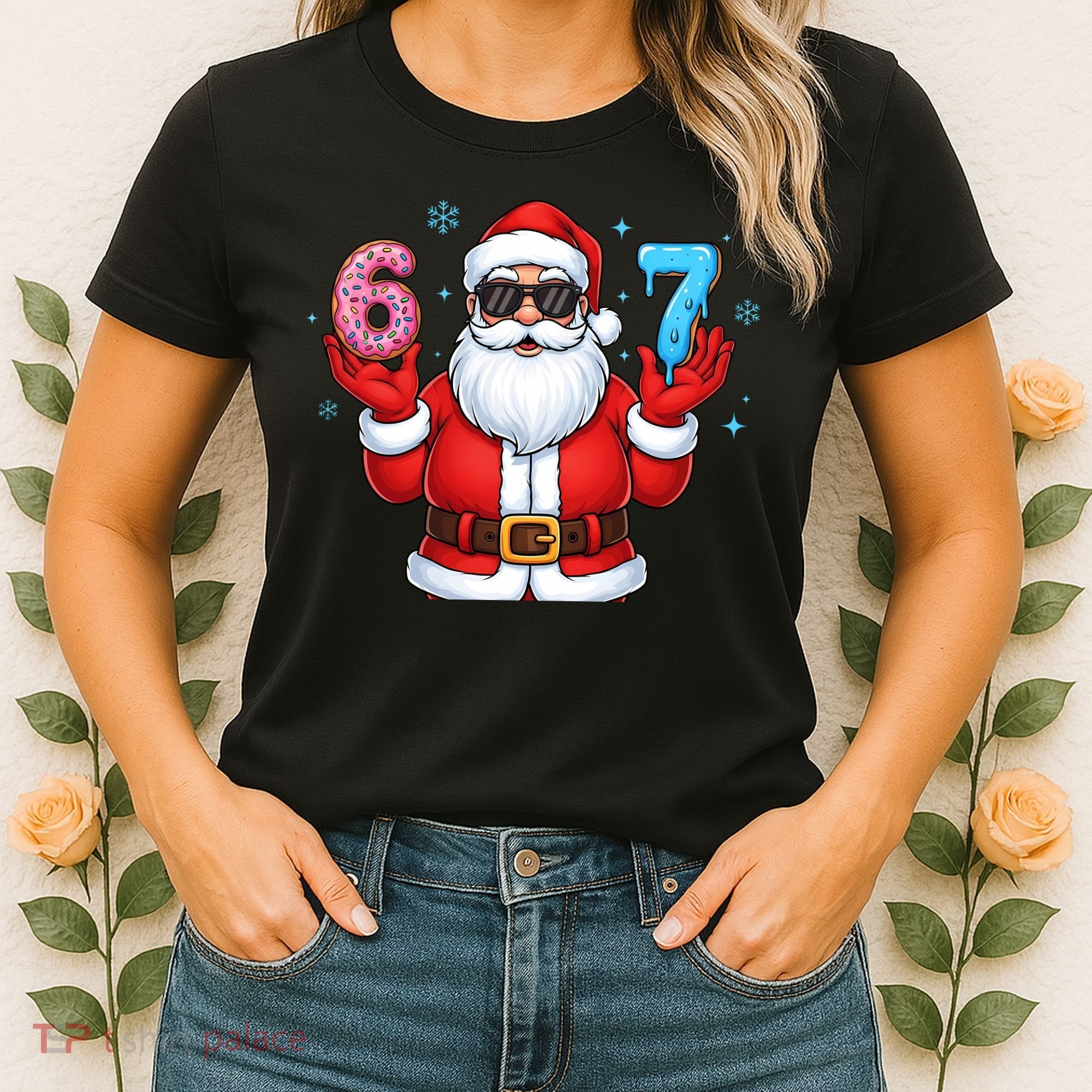 6-7 Meme Cool Santa Claus 67 Women's T-Shirt
