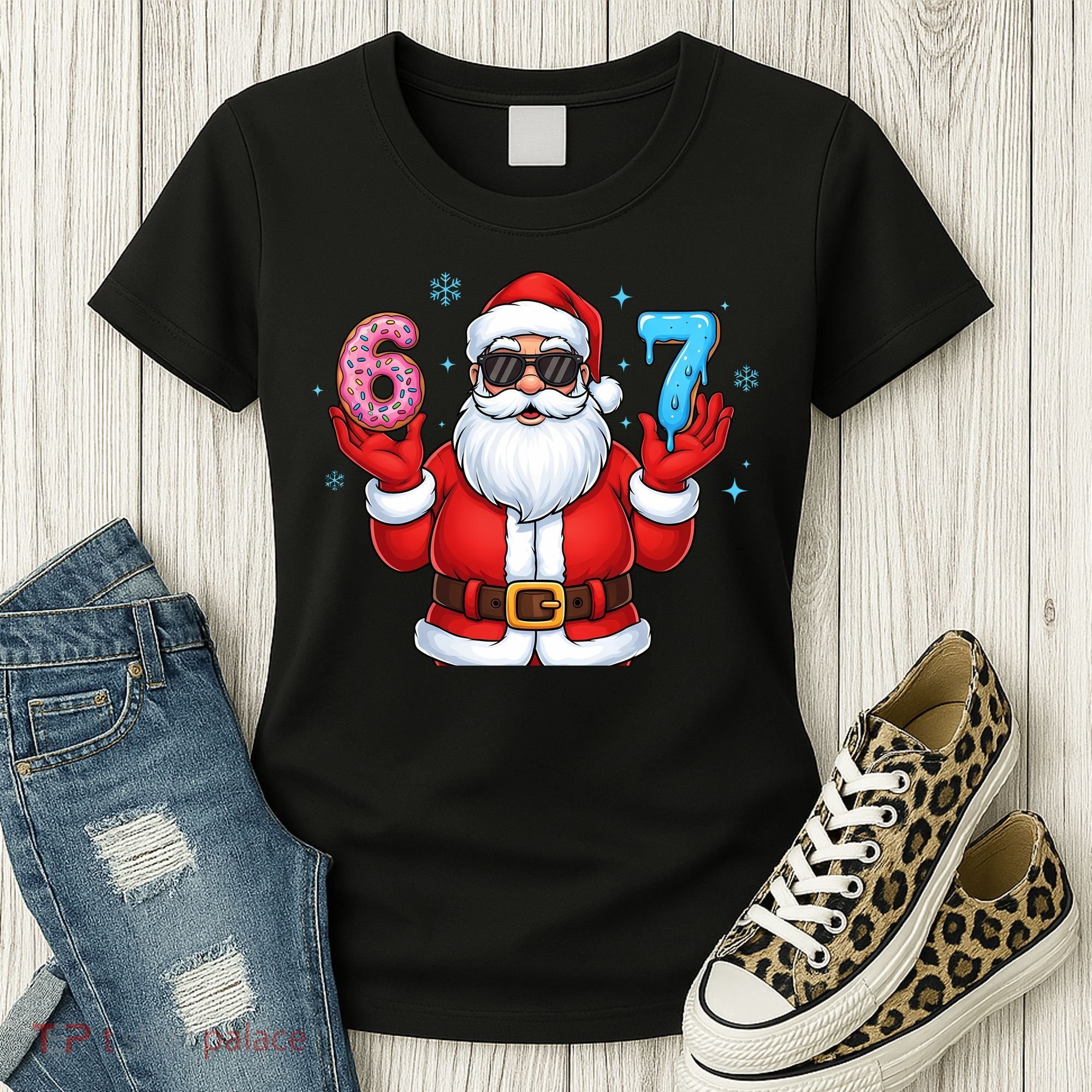 6-7 Meme Cool Santa Claus 67 Women's T-Shirt