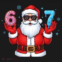 6-7 Meme Cool Santa Claus 67 Women's T-Shirt thumb 6