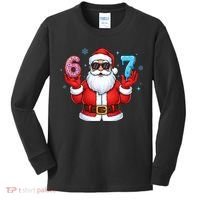 6-7 Meme Cool Santa Claus 67 Kids Long Sleeve Shirt thumb 0