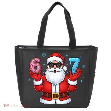 6-7 Meme Cool Santa Claus 67 Tote Bag