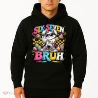 6-7 Meme Funny 67 Easter Bunny Hoodie thumb 2