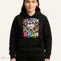 6-7 Meme Funny 67 Easter Bunny Hoodie thumb 5