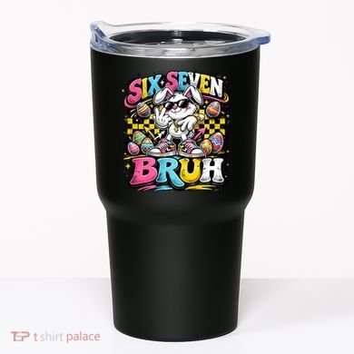 6-7 Meme Funny 67 Easter Bunny Tumbler