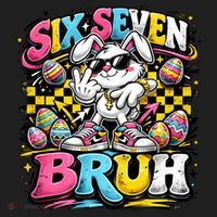 6-7 Meme Funny 67 Easter Bunny Tumbler thumb 3