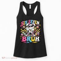 6-7 Meme Funny 67 Easter Bunny Women's Tank Top thumb 0