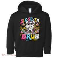 6-7 Meme Funny 67 Easter Bunny Toddler Hoodie thumb 0