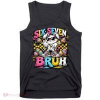 6-7 Meme Funny 67 Easter Bunny Tank Top thumb 0