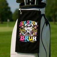 6-7 Meme Funny 67 Easter Bunny Golf Towel thumb 2