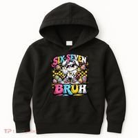6-7 Meme Funny 67 Easter Bunny Kids Hoodie thumb 0