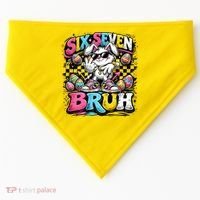 6-7 Meme Funny 67 Easter Bunny USA-Made Doggie Bandana thumb 0