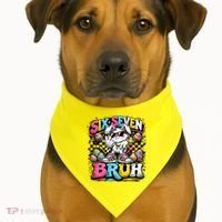 6-7 Meme Funny 67 Easter Bunny USA-Made Doggie Bandana thumb 1