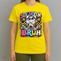 6-7 Meme Funny 67 Easter Bunny T-Shirt thumb 4