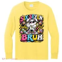 6-7 Meme Funny 67 Easter Bunny Kids Long Sleeve Shirt thumb 0