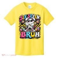 6-7 Meme Funny 67 Easter Bunny Kids T-Shirt thumb 0