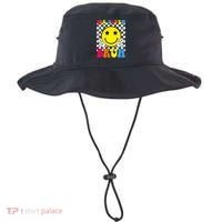67 Meme Gen Alpha Slang 6-7 Six Seven Bruh Smile Face Bucket Hat thumb 0