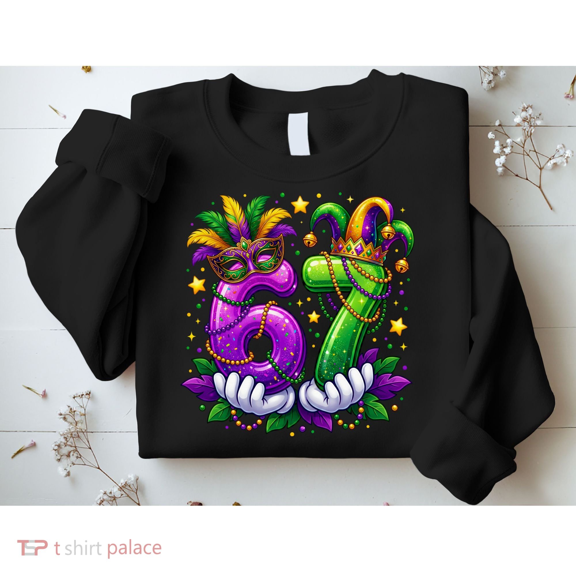 67 Mardi Gras Party 6-7 Meme Six Seven Sweatshirt