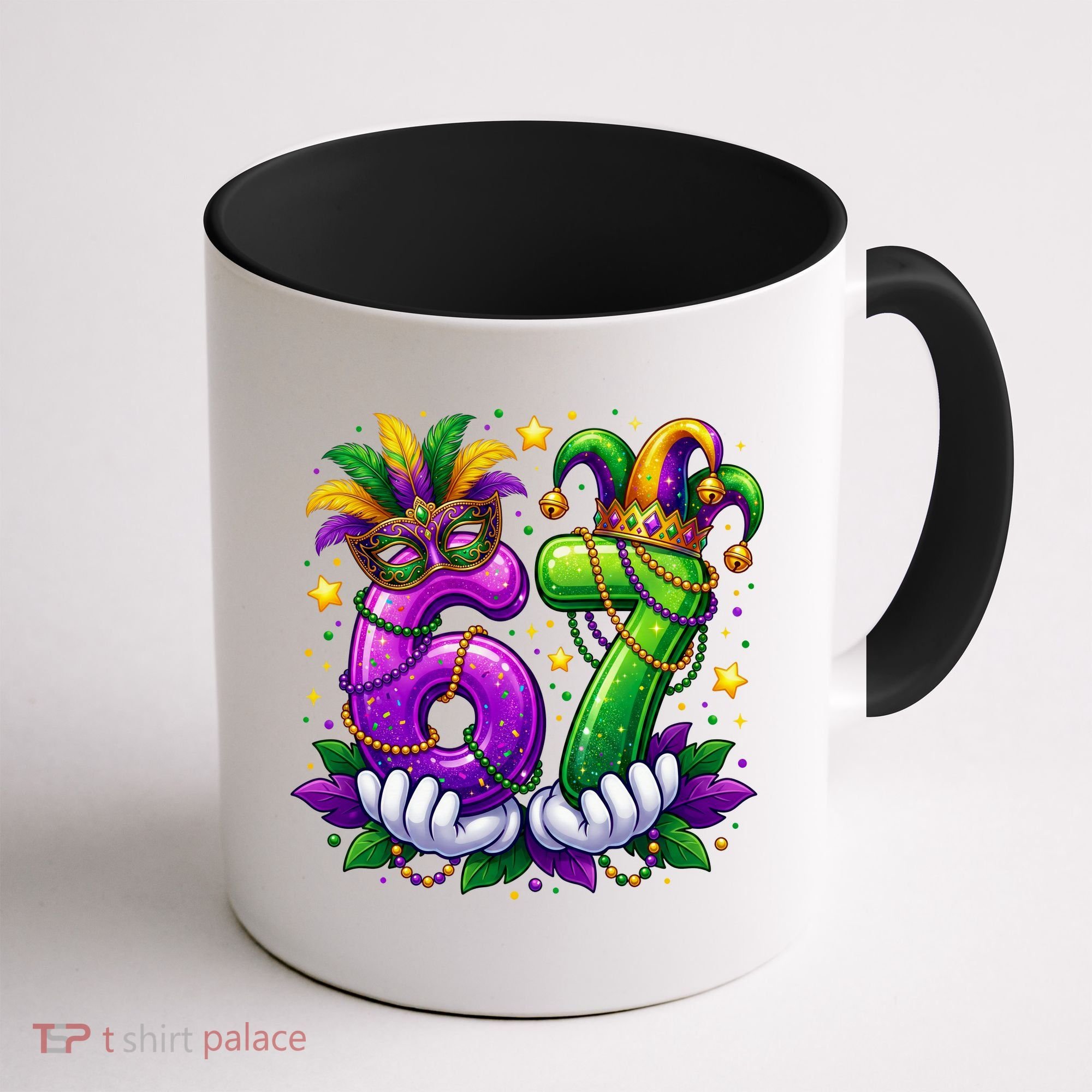 67 Mardi Gras Party 6-7 Meme Six Seven Coffee Mug