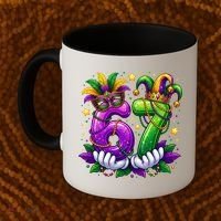 67 Mardi Gras Party 6-7 Meme Six Seven Coffee Mug thumb 2