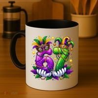 67 Mardi Gras Party 6-7 Meme Six Seven Coffee Mug thumb 4