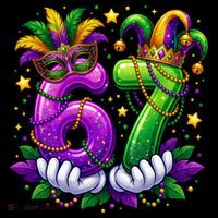 67 Mardi Gras Party 6-7 Meme Six Seven Coffee Mug thumb 5