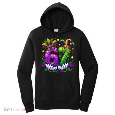 67 Mardi Gras Party 6-7 Meme Six Seven Women's Hoodie