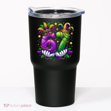 67 Mardi Gras Party 6-7 Meme Six Seven Tumbler