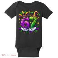 67 Mardi Gras Party 6-7 Meme Six Seven Baby Bodysuit thumb 0