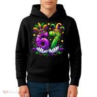 67 Mardi Gras Party 6-7 Meme Six Seven Kids Hoodie thumb 4