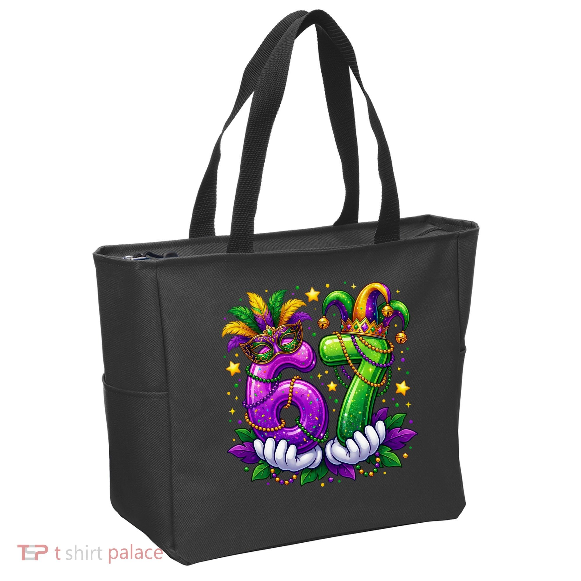 67 Mardi Gras Party 6-7 Meme Six Seven Tote Bag