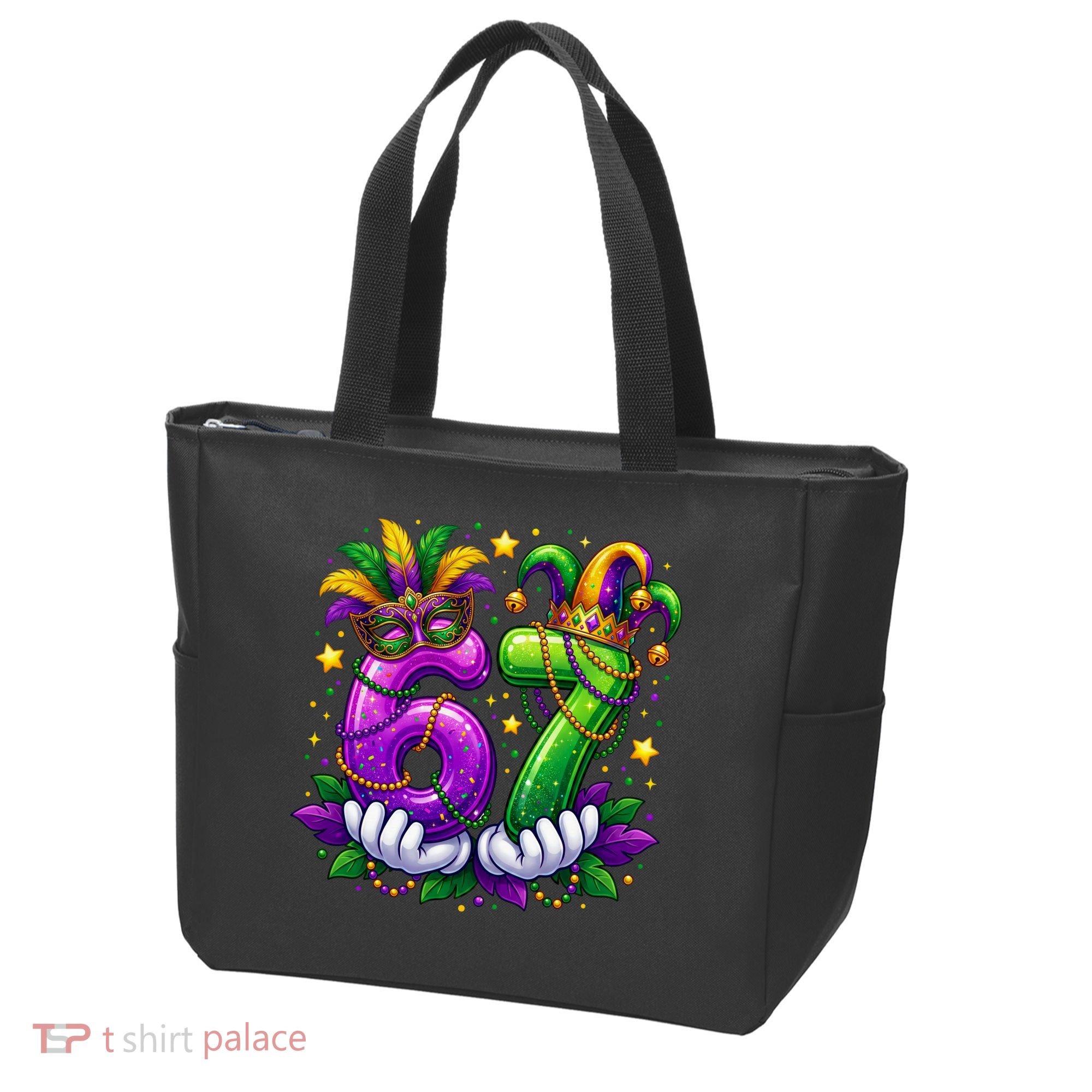 67 Mardi Gras Party 6-7 Meme Six Seven Tote Bag