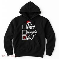 6-7 Meme Nice Naughty 67 Christmas Brain Rot Hoodie thumb 0
