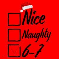 6-7 Meme Nice Naughty 67 Christmas Brain Rot Santa Hat thumb 1