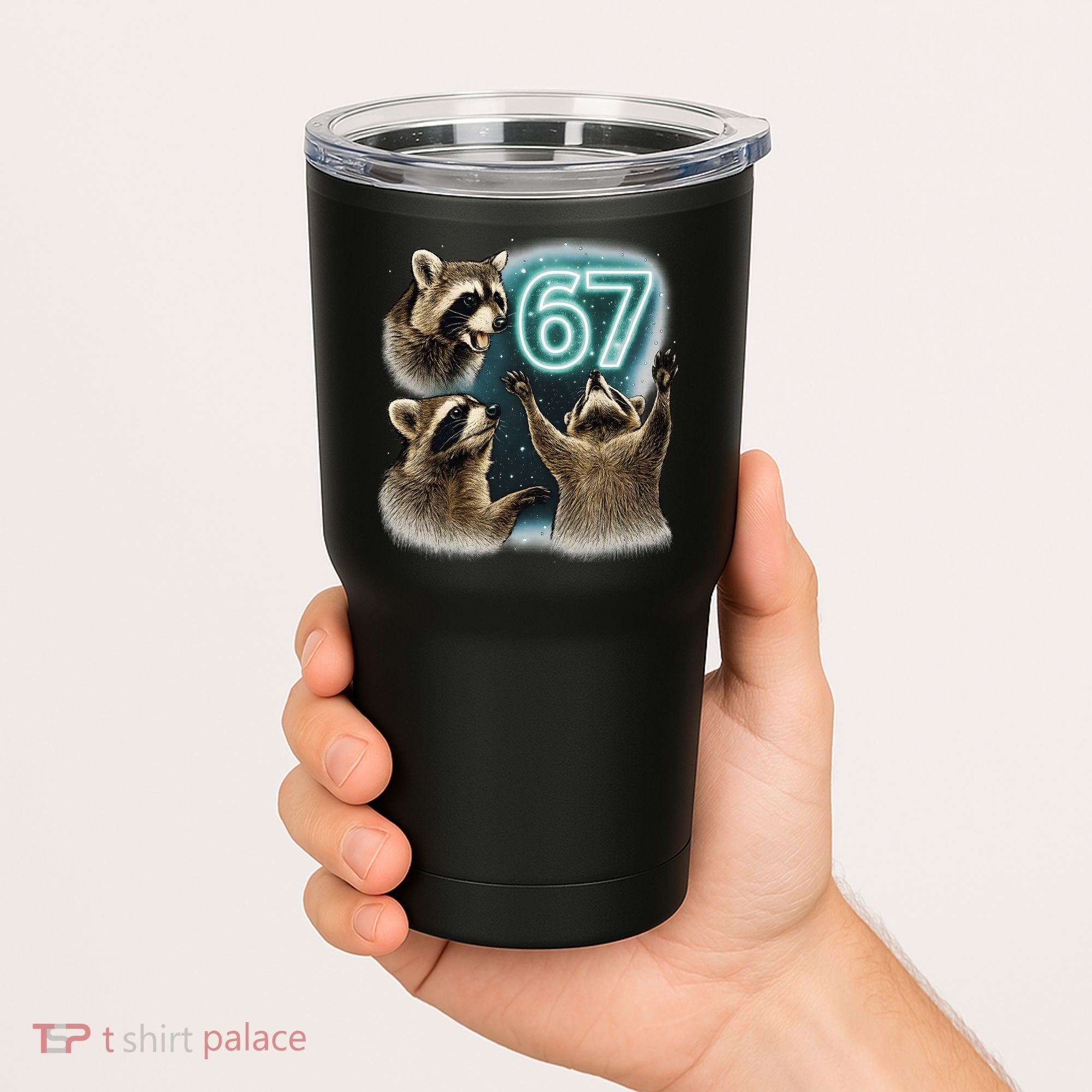 67 Meme Racoon Howling At The Moon 6-7 Tumbler