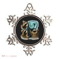 67 Meme Racoon Howling At The Moon 6-7 Ornament thumb 0