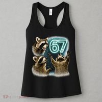67 Meme Racoon Howling At The Moon 6-7 Women's Tank Top thumb 3