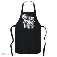 67 Meme Racoon Howling At The Moon 6-7 Apron thumb 0