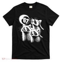 67 Meme Racoon Howling At The Moon 6-7 T-Shirt thumb 0