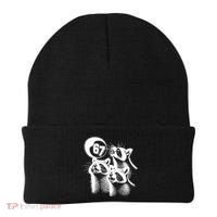 67 Meme Racoon Howling At The Moon 6-7 Beanie thumb 0